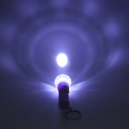 Mini Led Flashlight Keychain Torch (Mix Color 1 Pc) - Zidbik