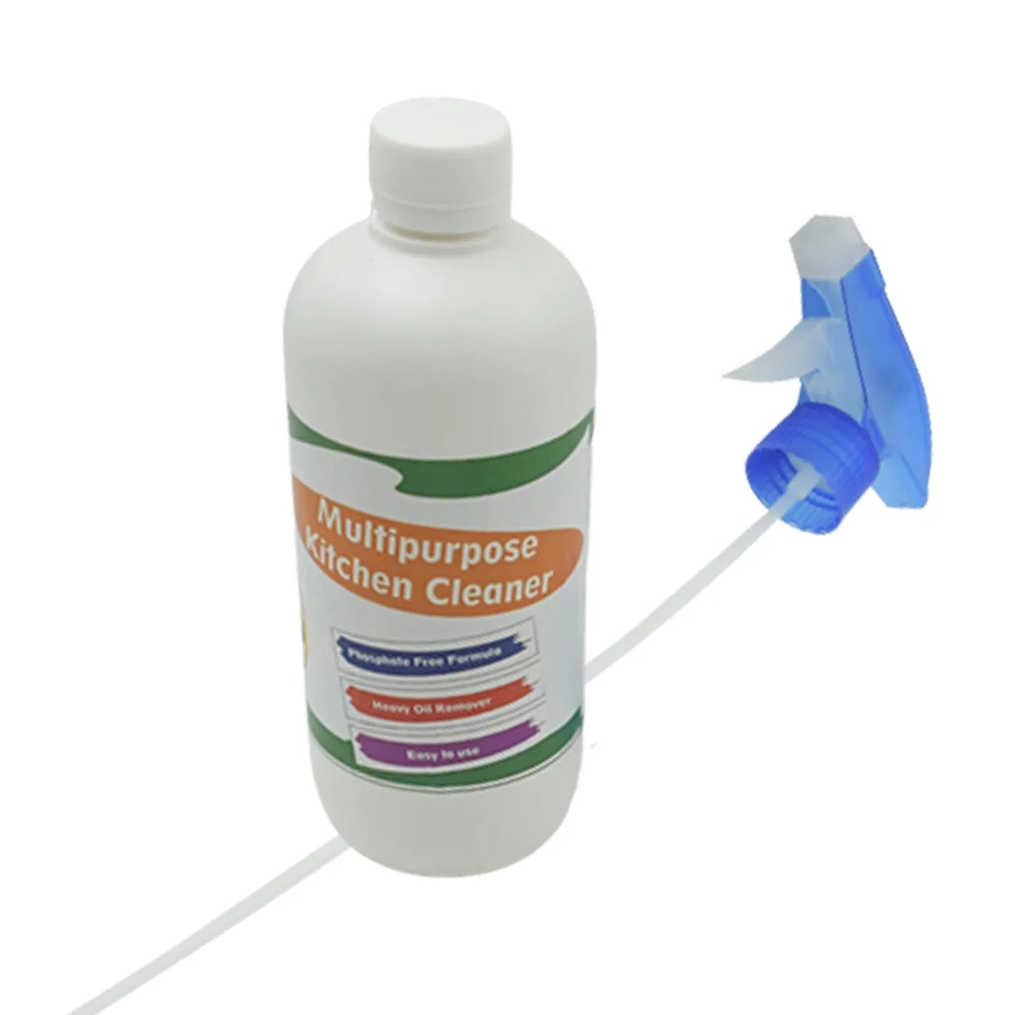 0310 Kitchen Cleaner Spray Oil Grease Stain Remover Stove Chimney Cleaner Spray Non-flammable Nontoxic Magic Degreaser Spray For Kitchen Gas Stove Cleaning Spray (Approx 500ml) - Zidbik