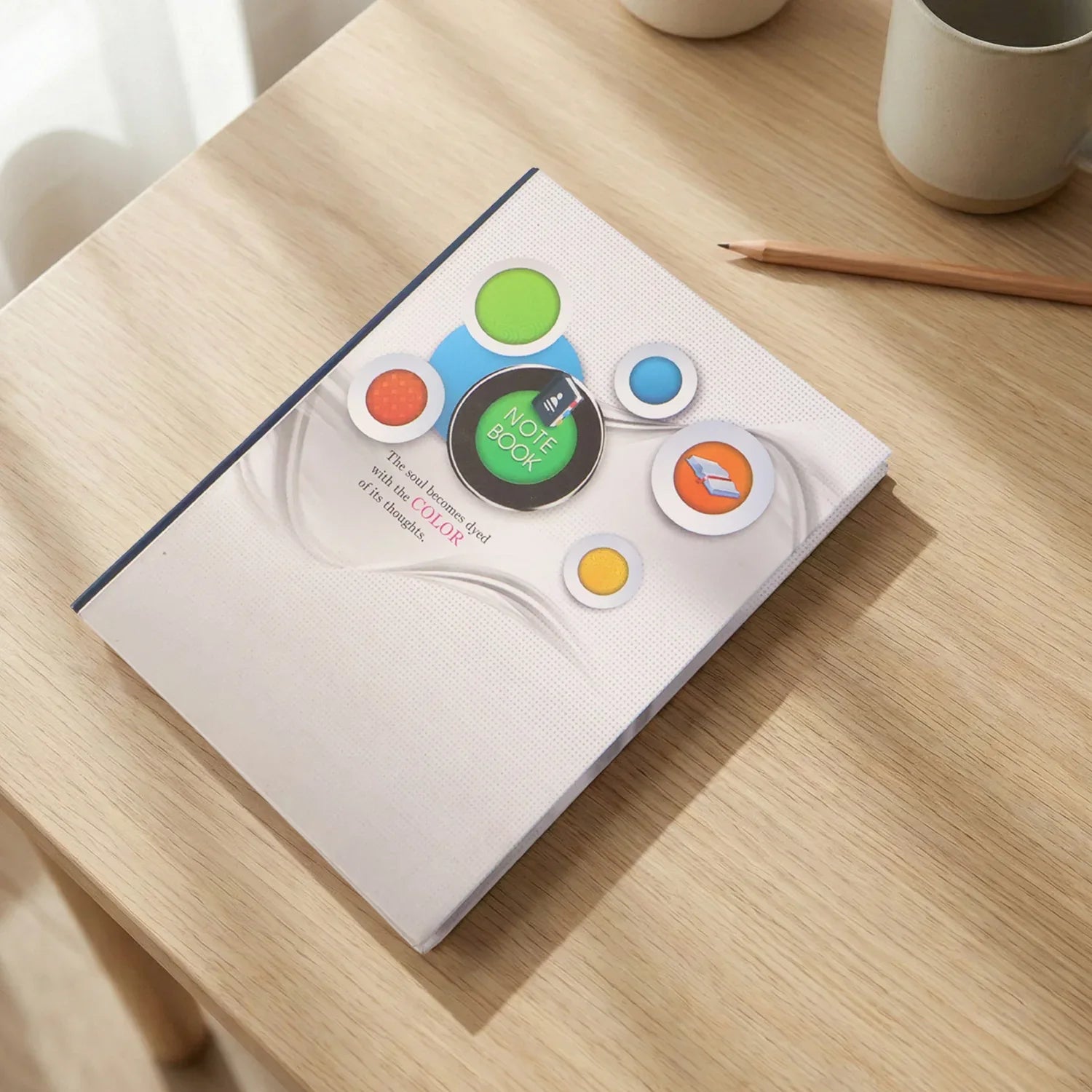Hardbound Ruled Notebook (1 Pc 100 Pages 240x180mm) - Zidbik