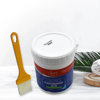 7935 Transparent Waterproof Glue 250g With Brush Leakage Protection Outdoor Bathroom Wall Tile Window Roof Anti-leakage Agent Sealant Glue Roof Sealant Waterproof Gel - Zidbik
