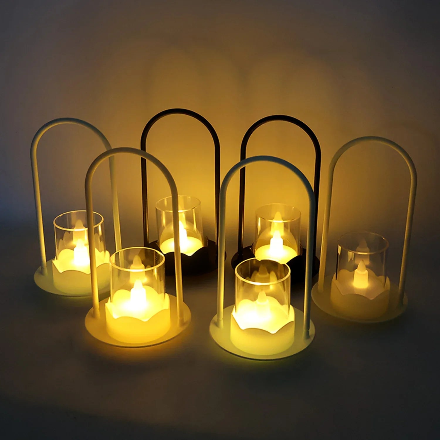 Decorative Wind Light Style Plastic Flameless Led Candles (6 Pc) - Zidbik