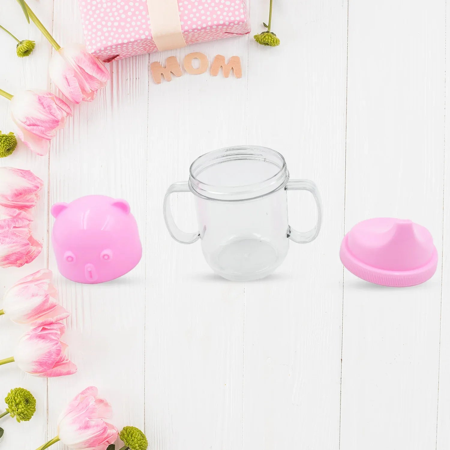 5979 Baby Milk Mug Sippy Cup Baby Mug Leakproof Mug For Kids Lightweight Nursing Dishwasher Safe Mug (250 Ml 1 Pc) - Zidbik