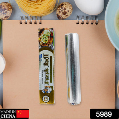5989 Premium Quality Food Grade Aluminum Foil Roll Heavy Duty Non Stick Thick Aluminum Foil Sheet Baking Grilling Tool 72mtr (1pc) - Zidbik