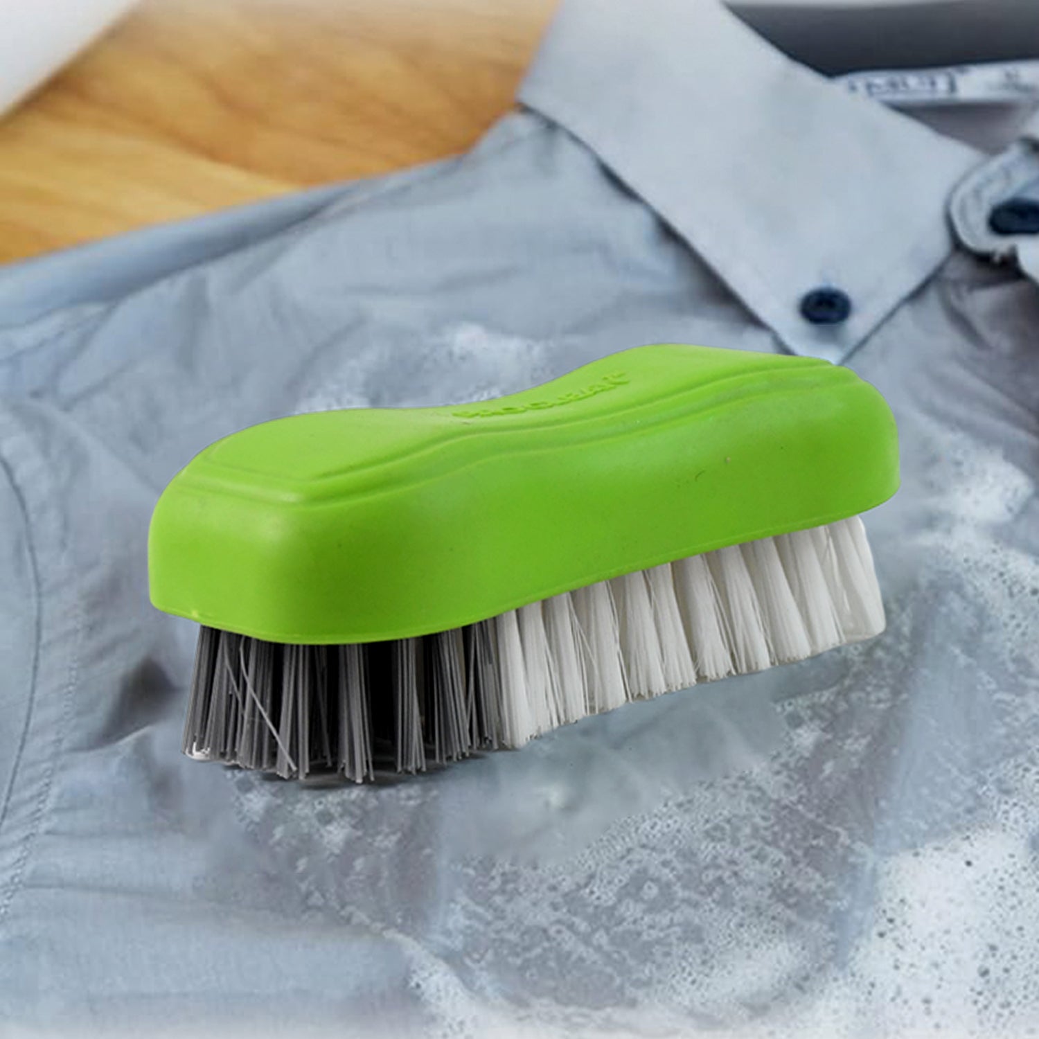 Pro Clean Multi-purpose Cloth Washing Brush With Plastic Handle (1 Pc) - Zidbik