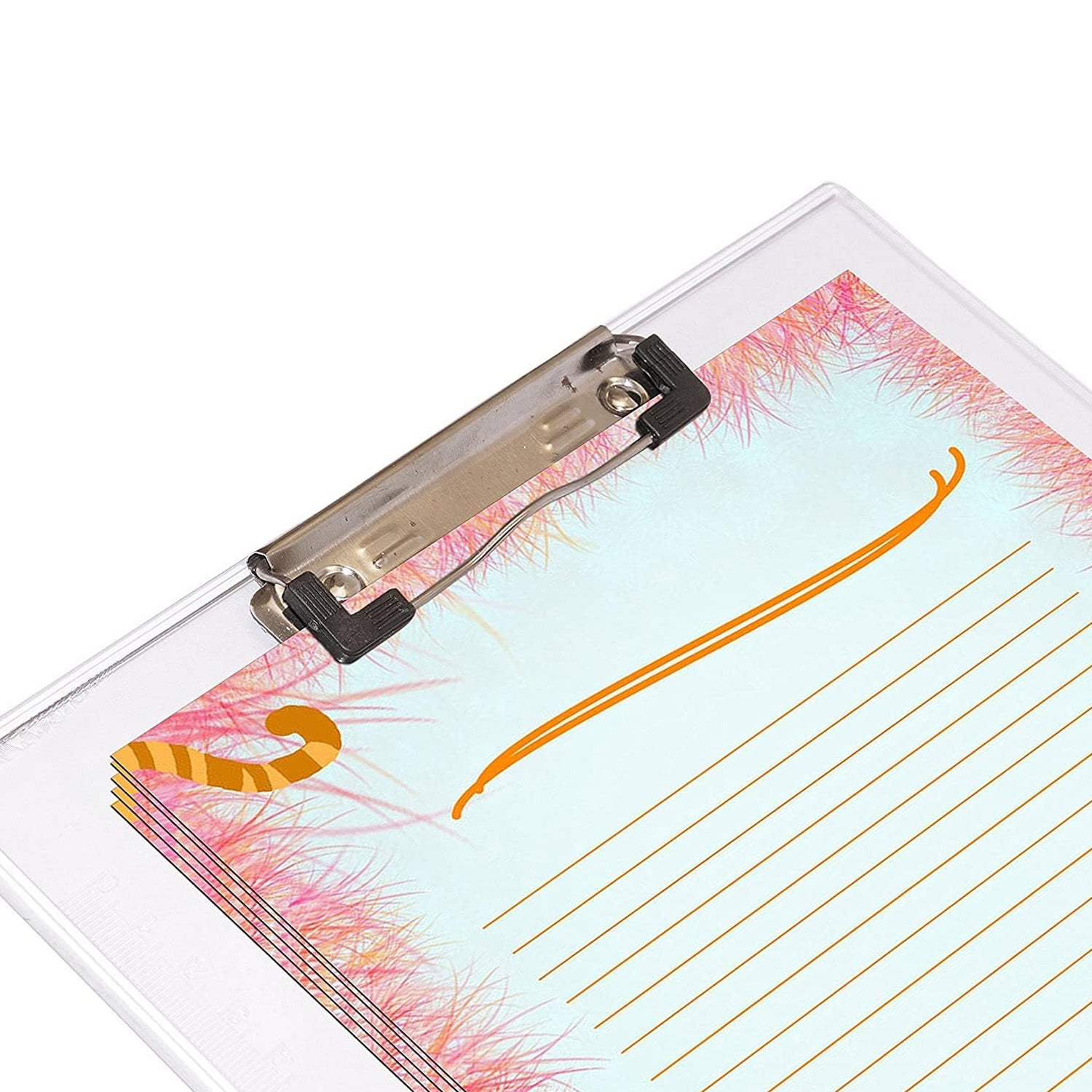 4080 Transparent Premium Exam Pad Best For Students In All Exams Unbreakable Flexible Board With A Centimeter Measuring Side Pad For School  Exam Use