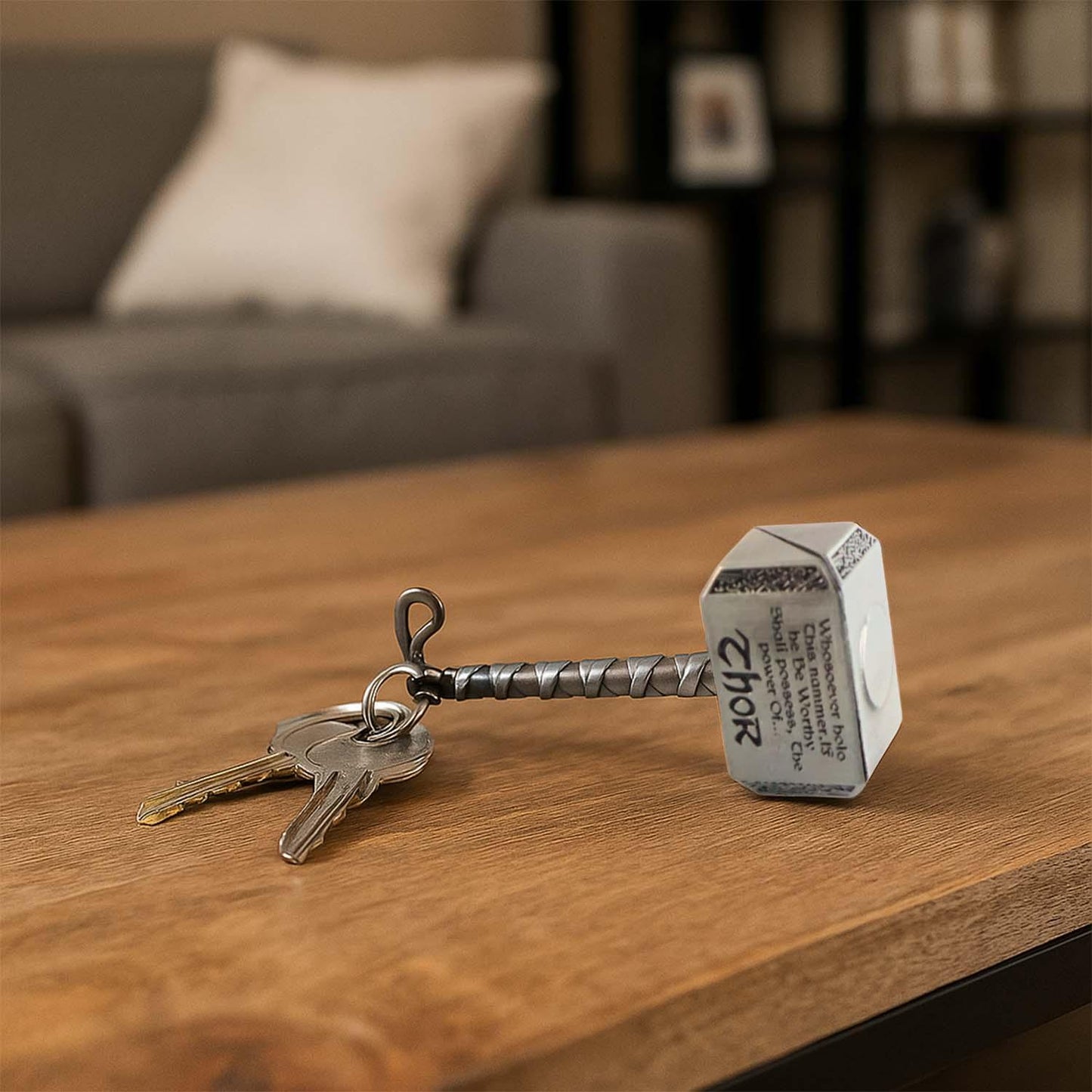 Big Metal Hammer Shape Keychain (1 Pc) - Zidbik