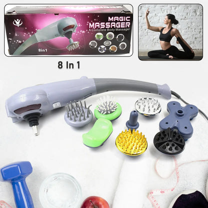 Electric 8 In 1 Full Body Massager Magic Massager (1 Set) - Zidbik
