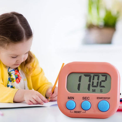 1540 Digital Kitchen Timer Clear Big Digits 0-99 Min For Cooking Office Clock - Zidbik