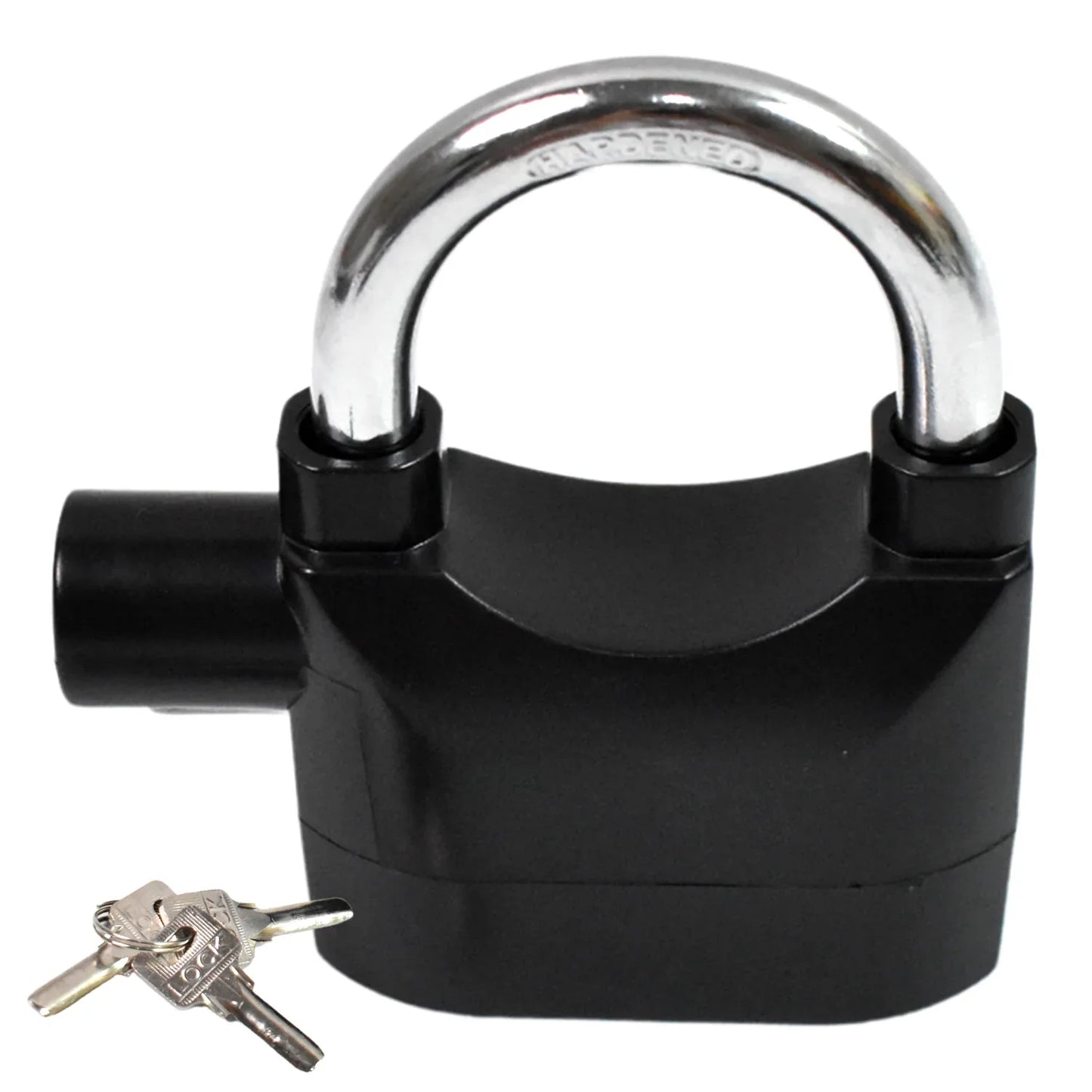 Plastic Body Waterproof Siren Alarm Smart Alarm Lock 3 Keys (1 Set) - Zidbik
