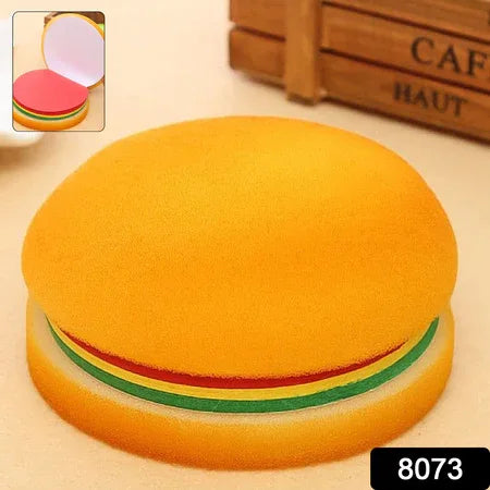 8073 Burger Shaped Notepad Sticky Notes Memo Pads Unique Mini Notes (Multicolor) - Zidbik