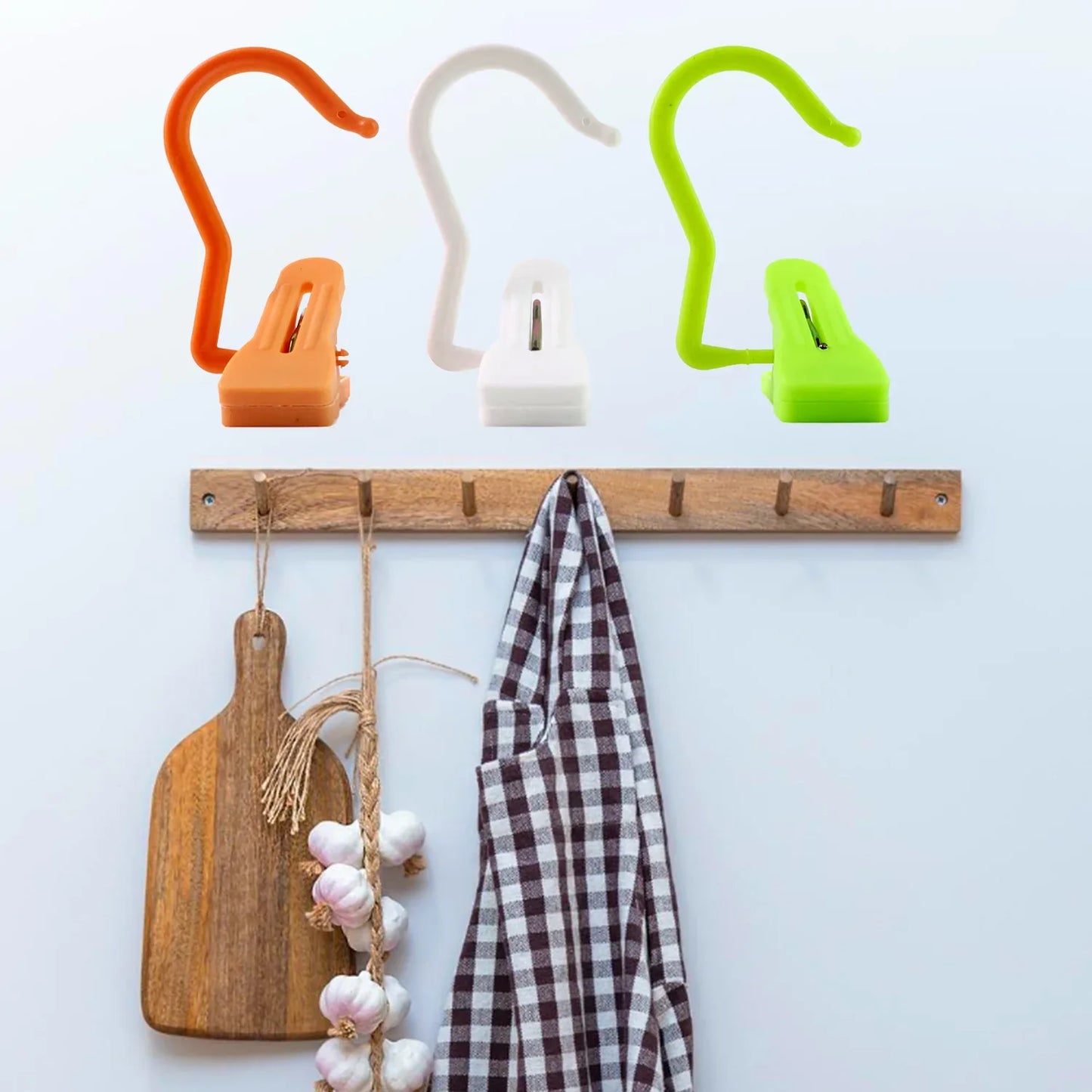 Multipurpose Hanging Hook Clip (1 Pc Mix Color) - Zidbik