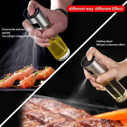 7126 Oil Sprayer Dispenser Oil Versatile Glass Spray Bottle For Cooking  Multi Use Bottle - Zidbik