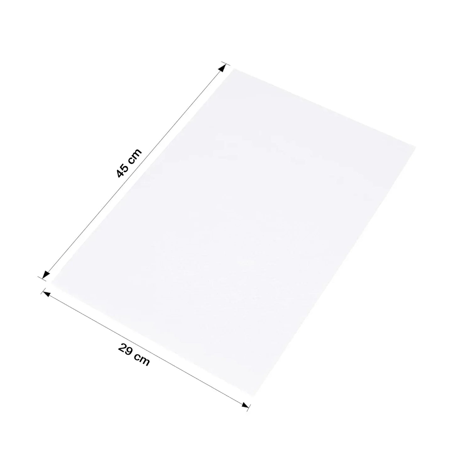 Transparent Plastic Fridge Mat 45 29 Cm (1 Pc) - Zidbik