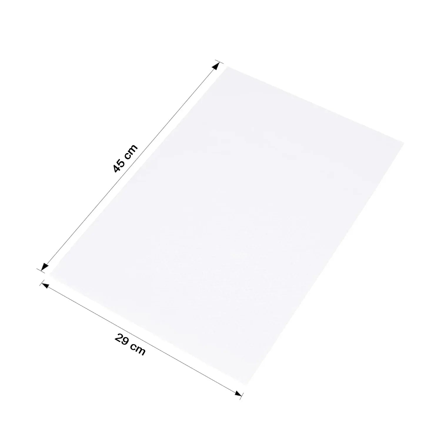 Transparent Plastic Fridge Mat 45 29 Cm (1 Pc) - Zidbik