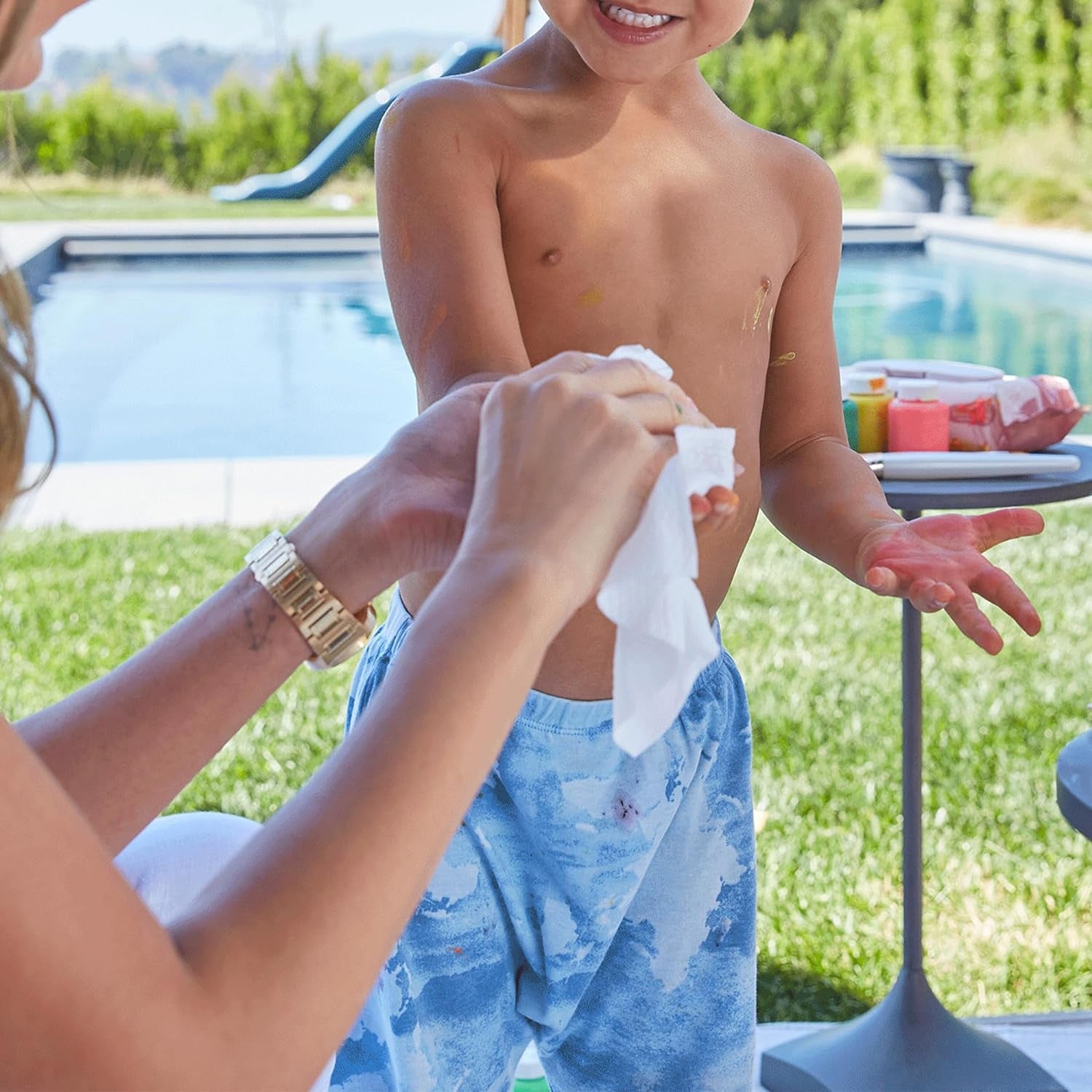 Refreshing Wet Wipes For Face  Facial Cleansing  Refreshing  Skin Hydration Soothing For Skin  Ph Balance  Alcohol Free  Nourishing With Fruit Extract  25 Wipes - Zidbik