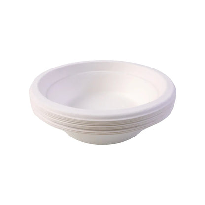Vegnar Disposable Food Serving Bowl Set Of 10 Pieces 360 Ml Capacity - Zidbik