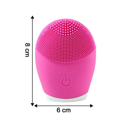 Premium Silicone Electric Facial Cleansing Brush (1 Pc) - Zidbik