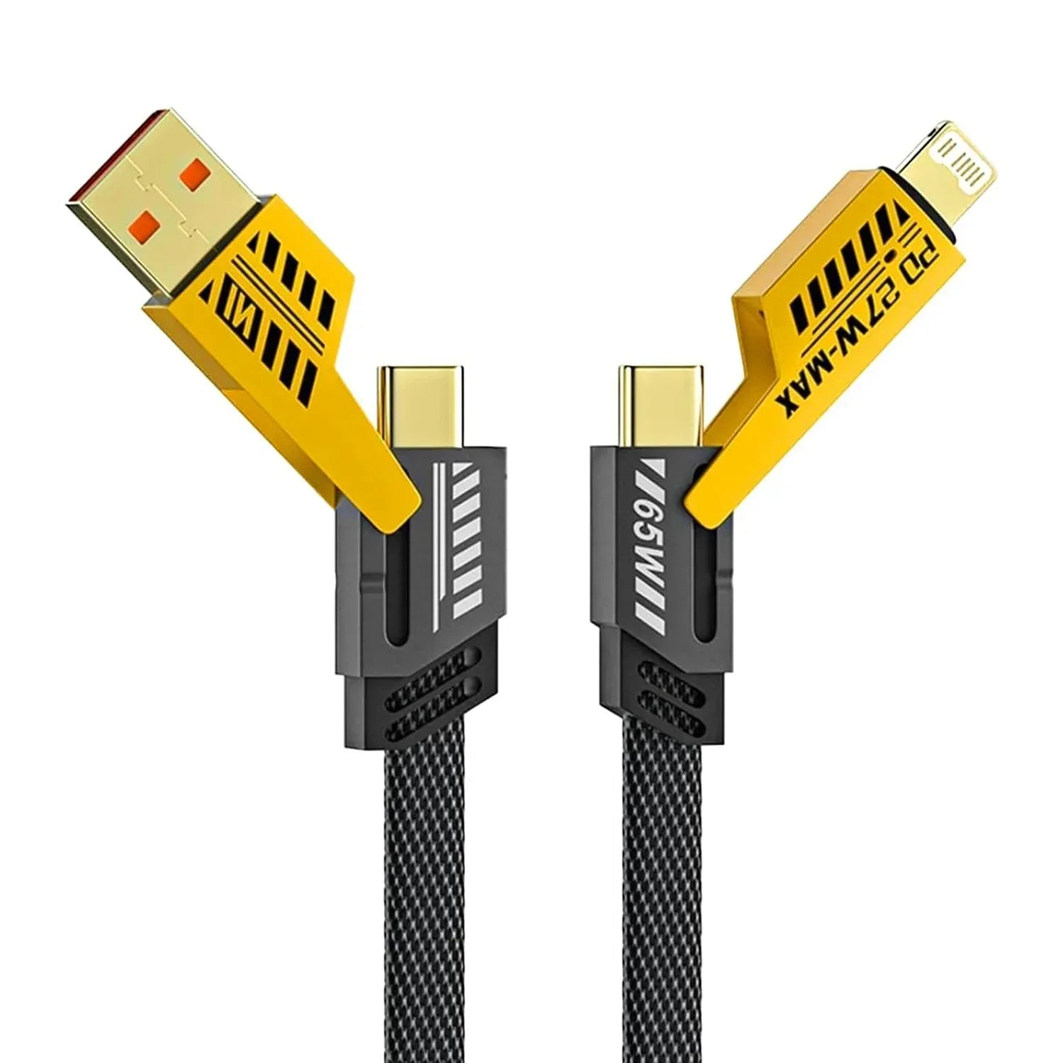4 In 1 Fast Charging Cable (1 Pc Loose) - Zidbik