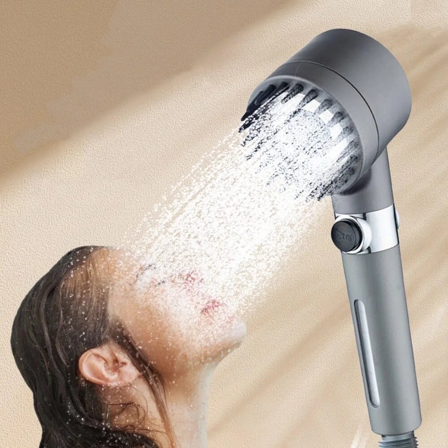 Shower Filter Shower Head Adjustment Shower Head (3 Modes 1 Pc) - Zidbik