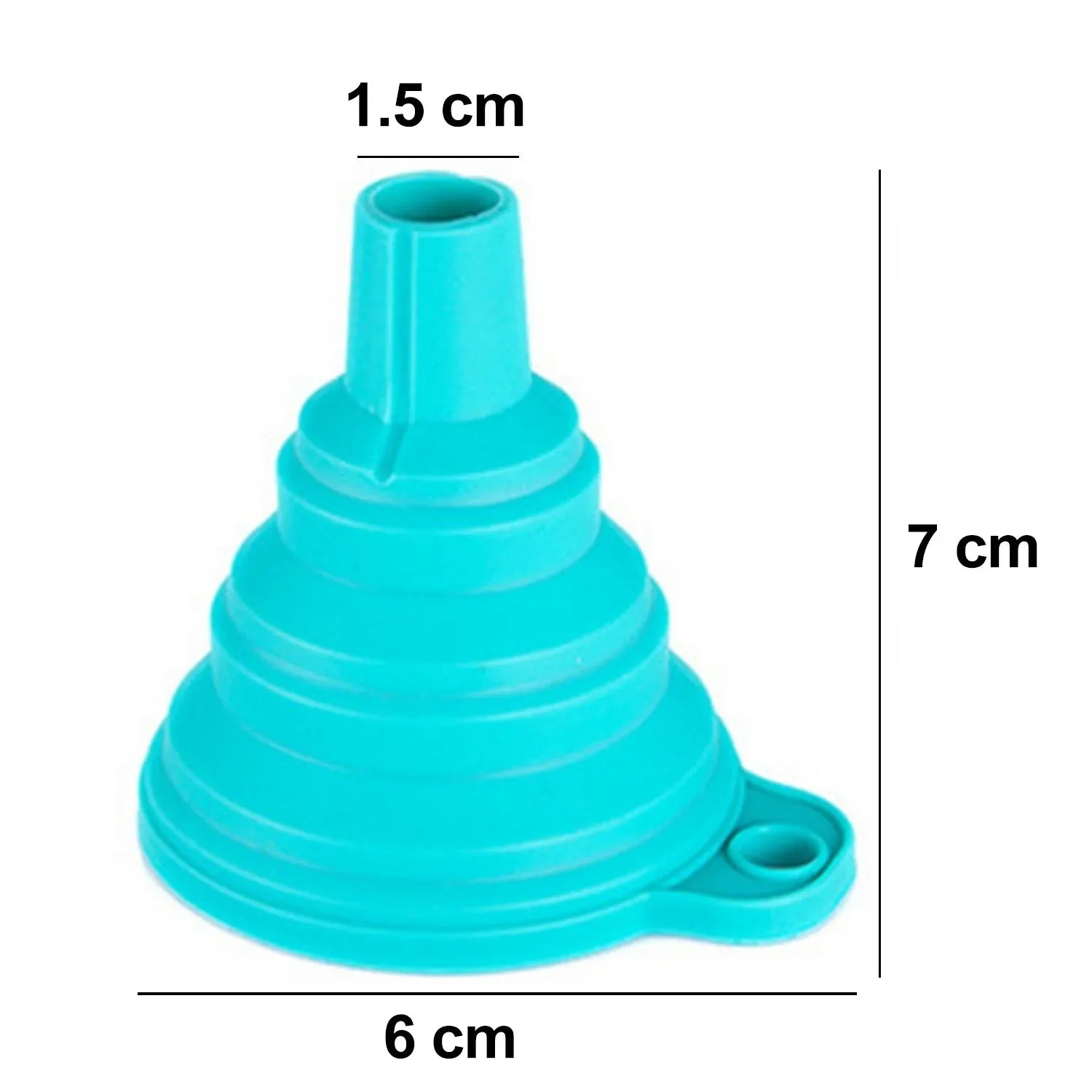 4677 Silicone Funnel For Kitchen Use Oil Pouring Sauce Water Juice - Zidbik
