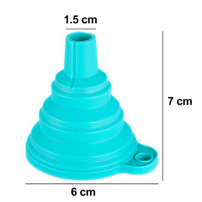 4677 Silicone Funnel For Kitchen Use Oil Pouring Sauce Water Juice - Zidbik