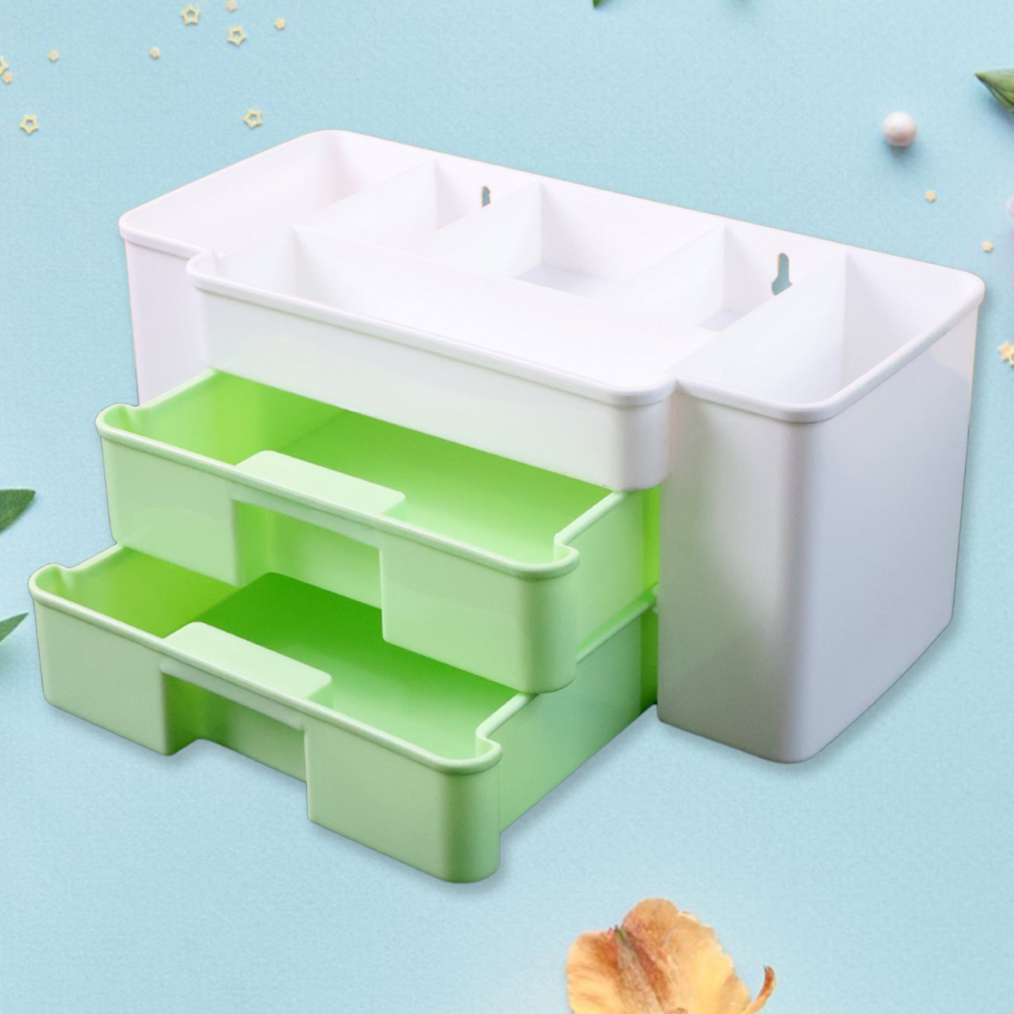 2-layer Desktop Storage Organizer - (1 Pc) - Zidbik