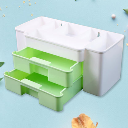 2-layer Desktop Storage Organizer - (1 Pc) - Zidbik