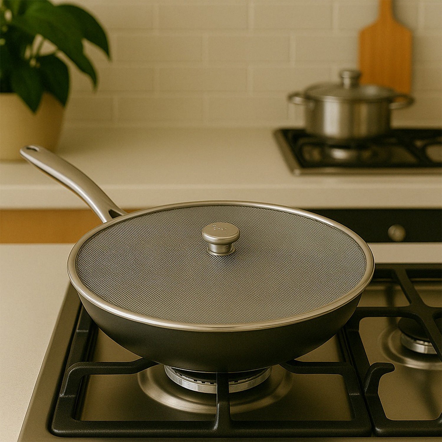 Apex Stainless Steel Mesh Net Cover For Cooking (1 Pc) - Zidbik