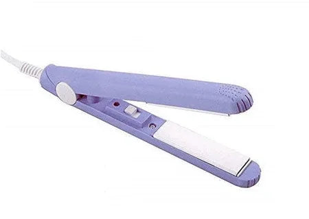 1215 Mini Portable Electronic Hair Straightener And Curler - Zidbik