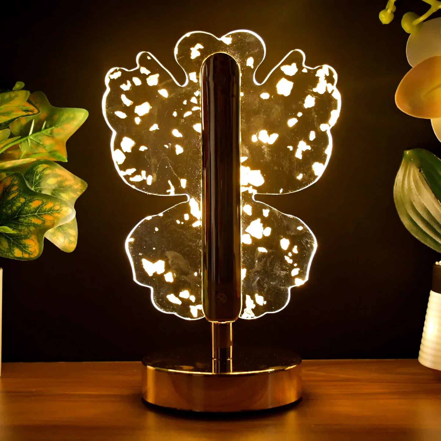 Luxury Golden Crystal Led Table Lamp (1 Pc) - Zidbik