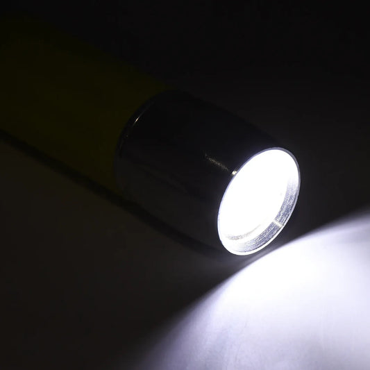 Portable Mini Torch Flashlight 9 Led Powerful High Lumens Pen Light Easy To Carry Portable Pocket Compact Torch For Emergency 3 Battery Operated (Battery Not Included 1 Pc) - Zidbik