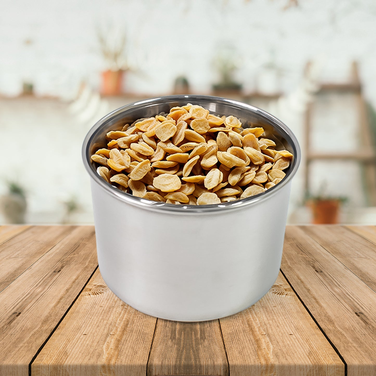 Multipurpose Stainless Steel Airtight Containers With See Through Lid (2 Pc  500 Ml) - Zidbik