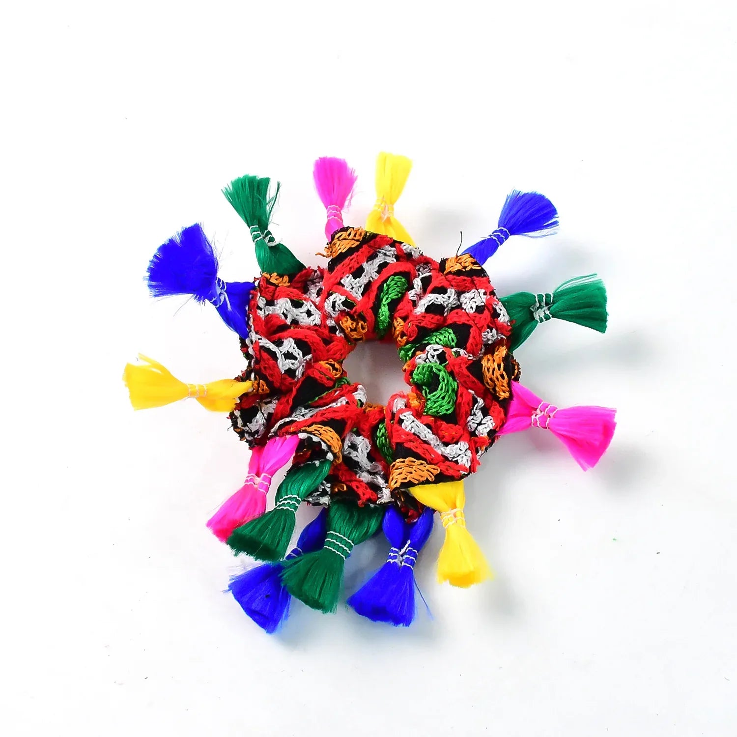 Traditional Multicolor Navratri Hair Bun (1 Pc) - Zidbik