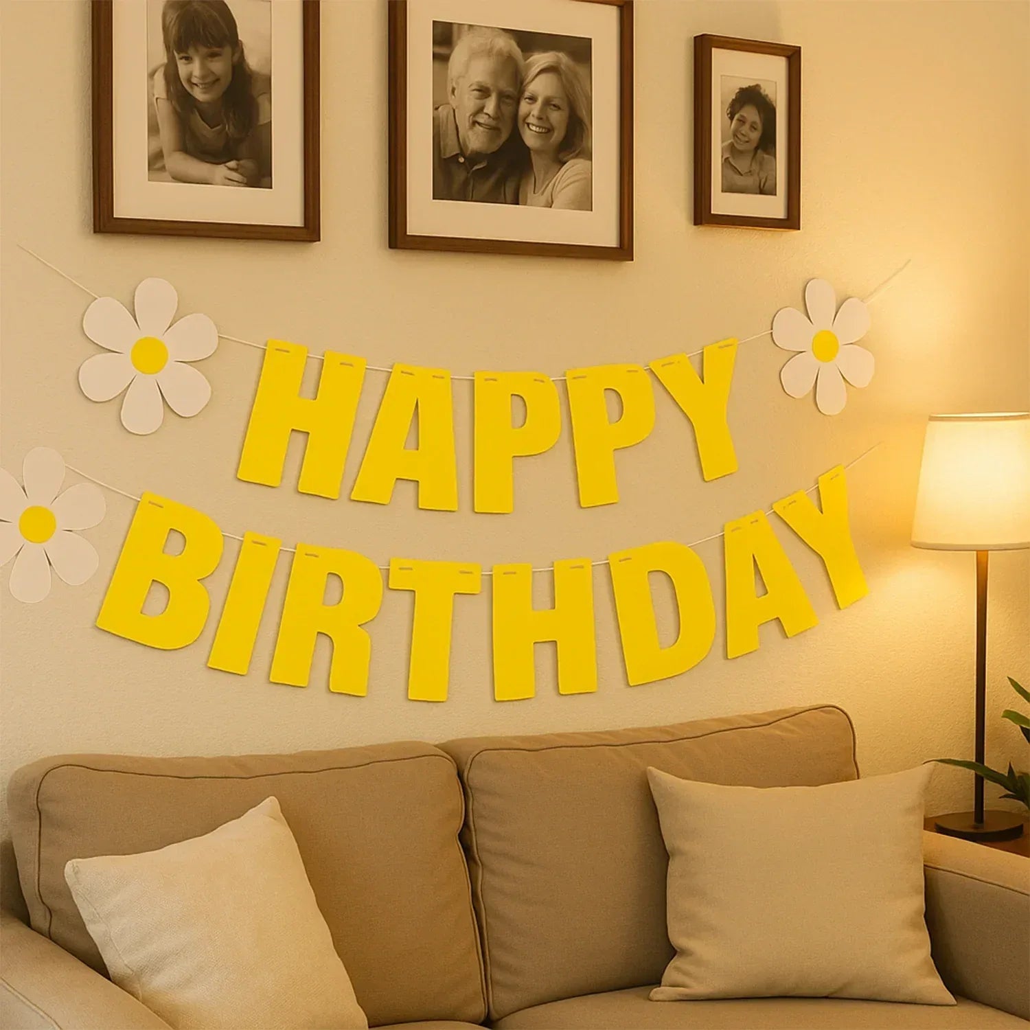 Happy Birthday Party Decoration Banner Set - Zidbik