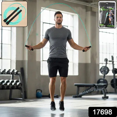 High-speed Skipping Rope With Foam Padded Handles (1 Pc) - Zidbik