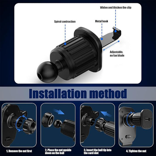 Universal Air Vent Gravity Car Phone Holder Mount (1 Set) - Zidbik