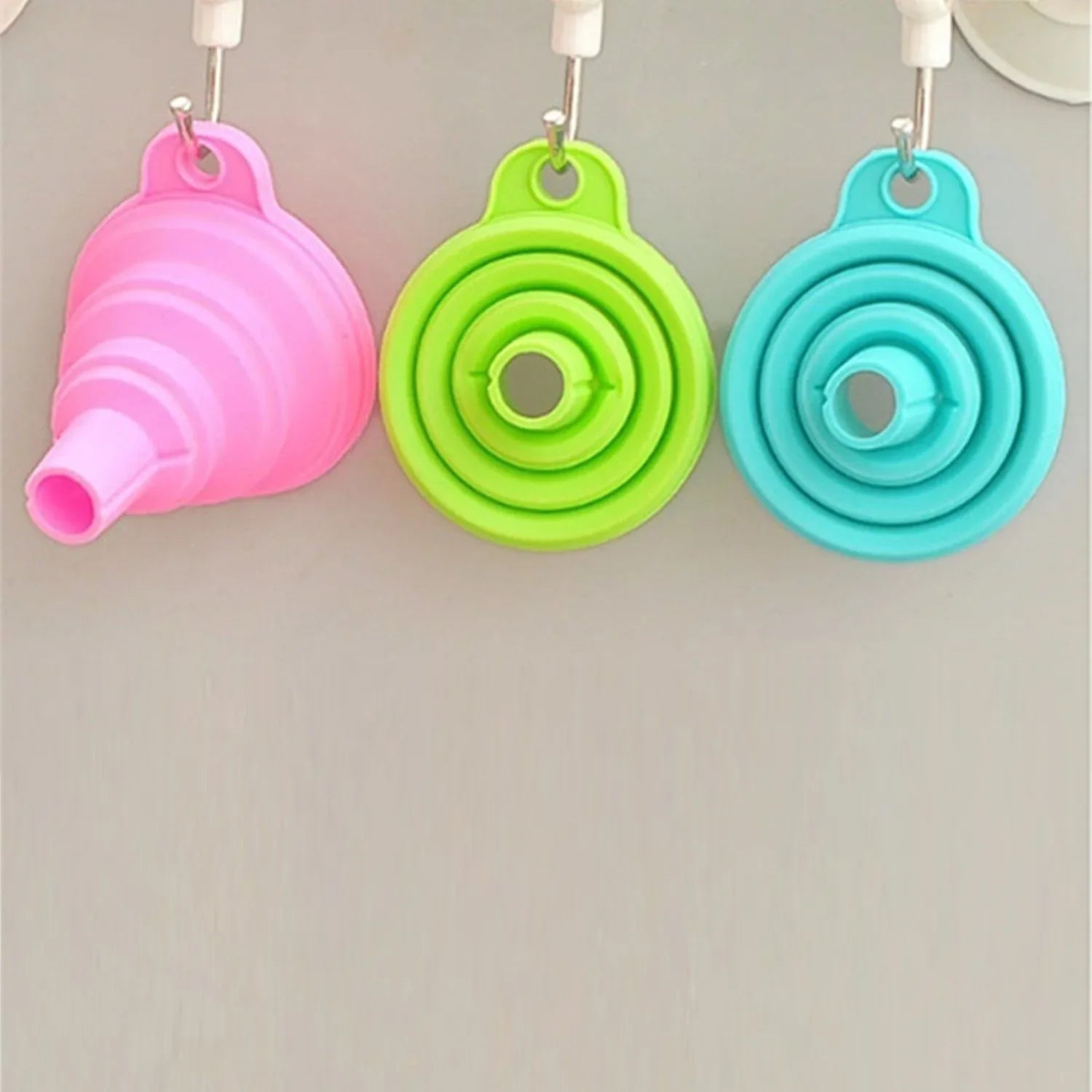 4677 Silicone Funnel For Kitchen Use Oil Pouring Sauce Water Juice - Zidbik