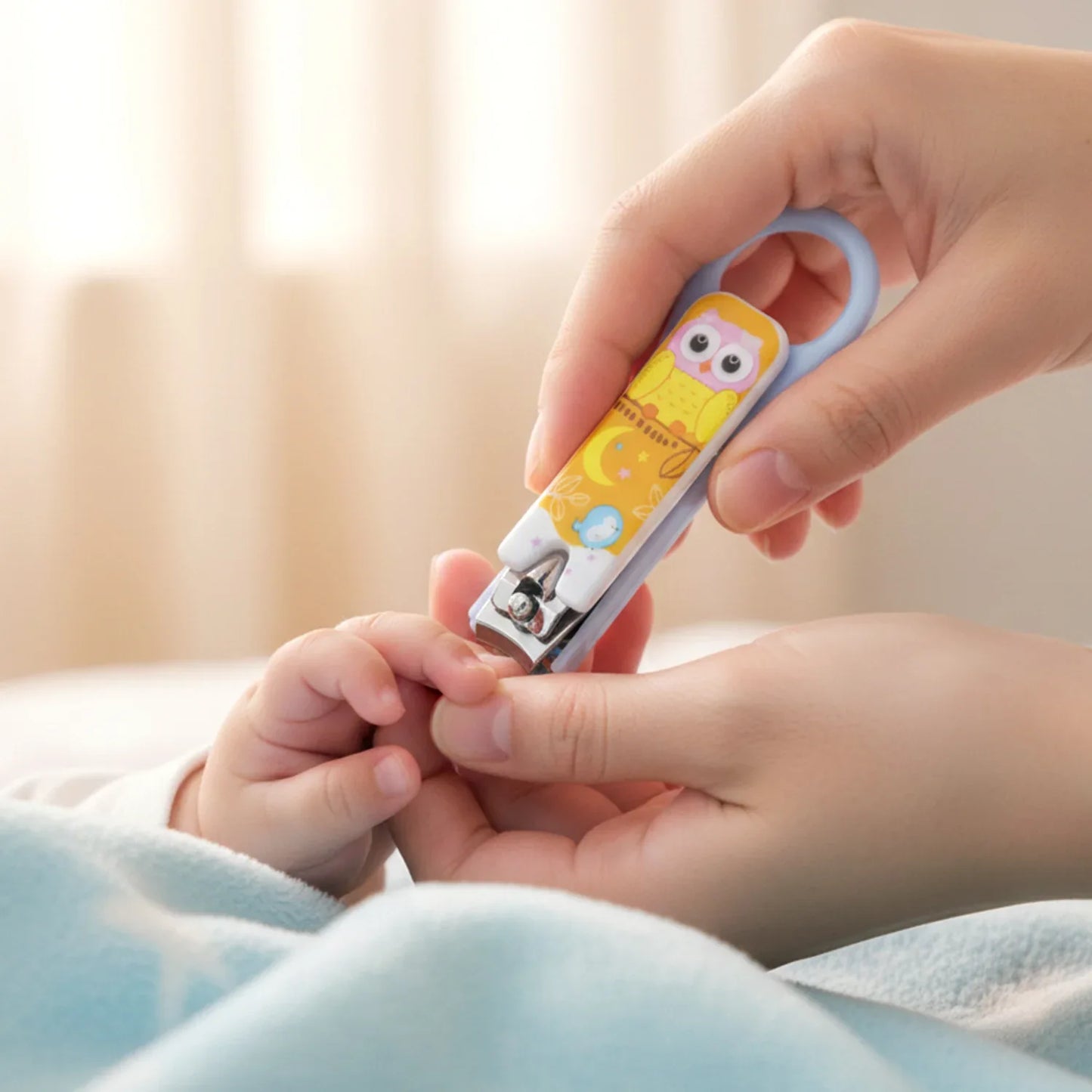 Cute Cartoon Owl Design Baby Nail Clipper (1 Pc) - Zidbik