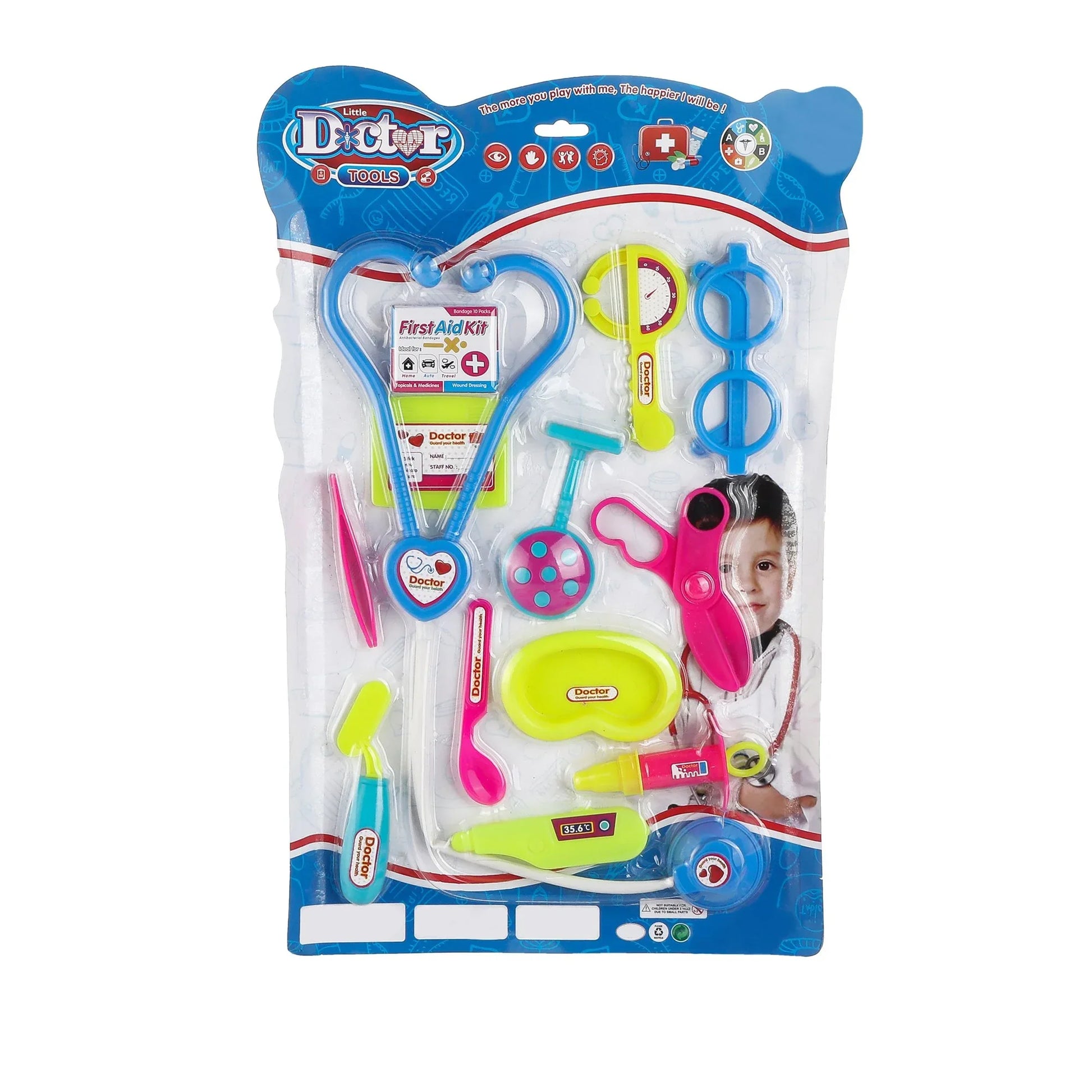1914 Doctor Set For Kids (Multicolour) - Zidbik