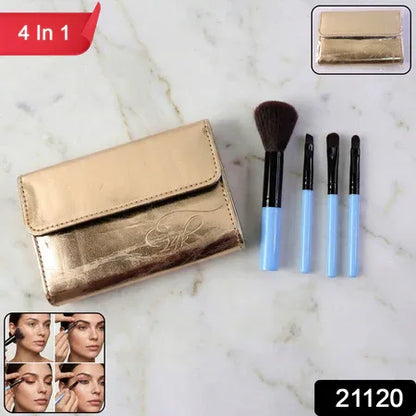 4-in-1 Professional Makeup Brush Set (1 Pc) - Zidbik