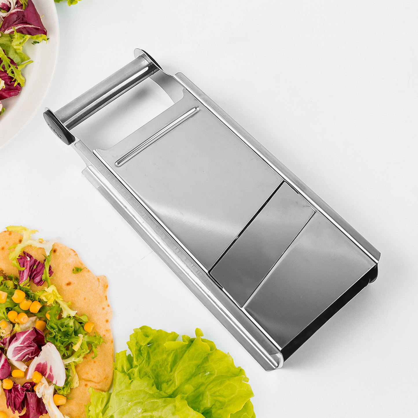 Apex Stainless Steel Slicer (2-in-1 ) - Zidbik
