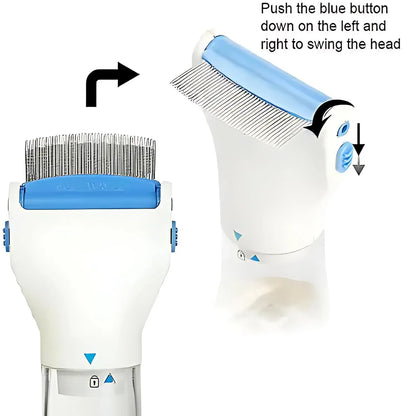 Electric Anti-lice Vacuum Comb Set - Zidbik