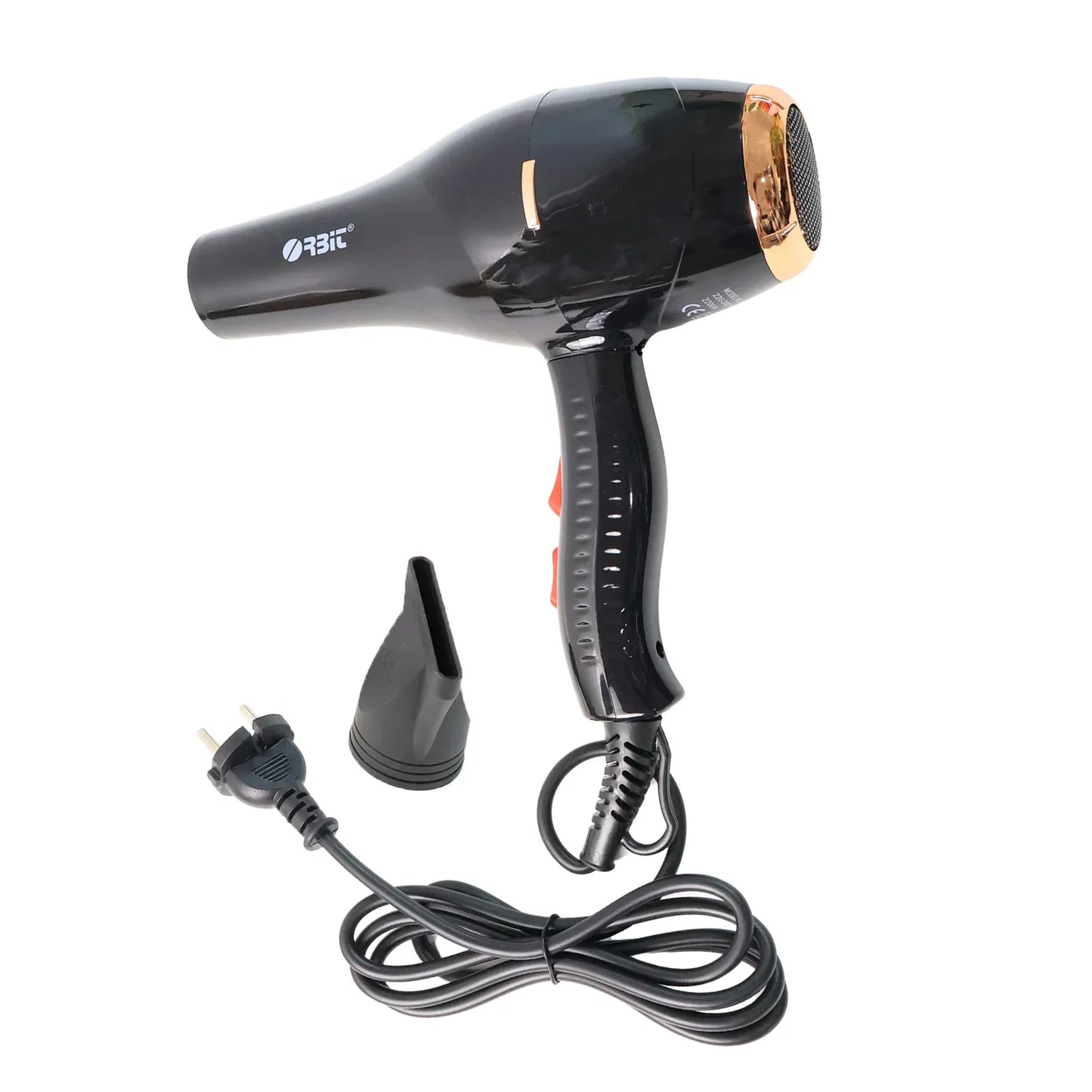 Orbit Professional Electric Hair Dryer With Concentrator Nozzle (1 Pc) - Zidbik