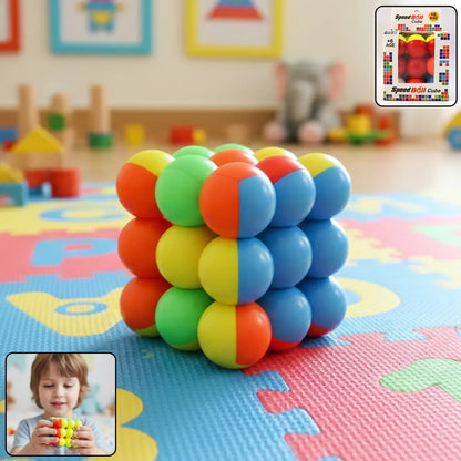 Speed Ball Cube Toy Colorful Puzzle Cube - Zidbik