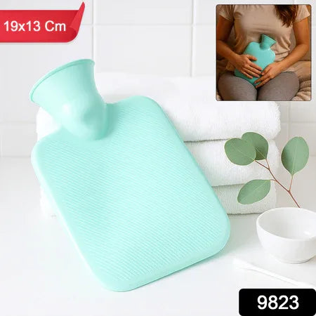 Premium Quality Rubber Hot Water Bag (19 X 13 Cm 1 Pc) - Zidbik