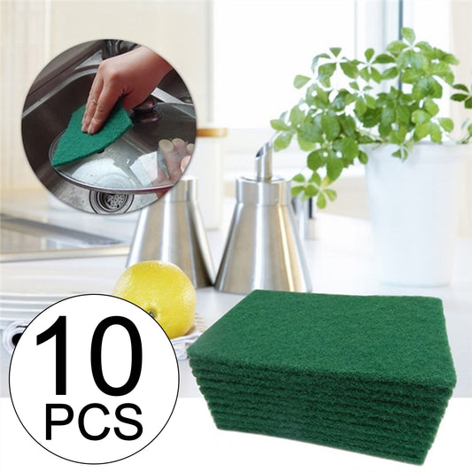 3410 Scrub Sponge Cleaning Pads Aqua Green  10pcs - Zidbik