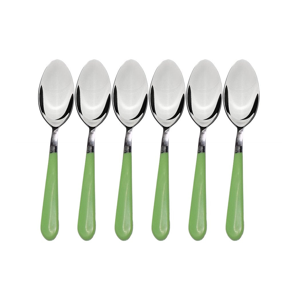 2269 Stainless Steel Spoon With Comfortable Grip Dining Spoon Set Of 6 Pcs - Zidbik