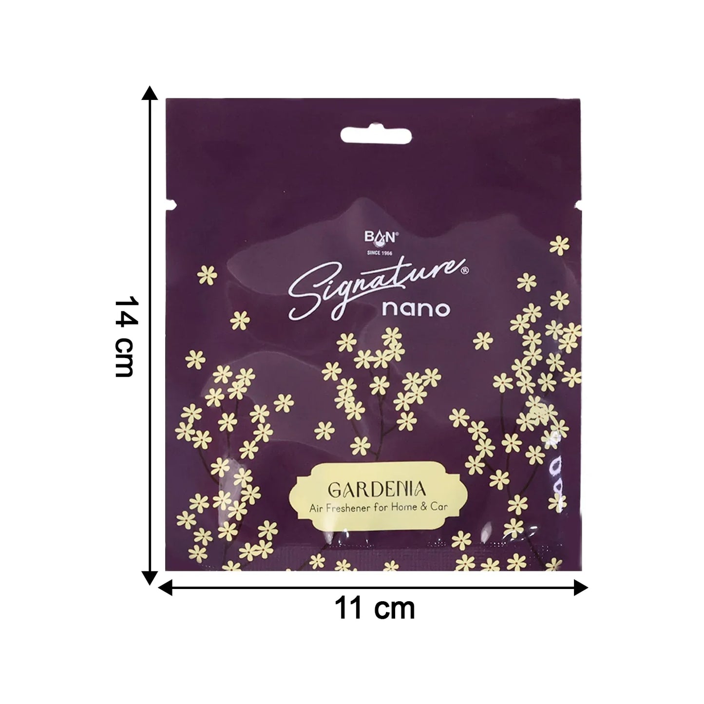 Gardenia Fragrance Hanging Air Freshener Sachet (Mix Fragrance 1 Pc 10g) - Zidbik
