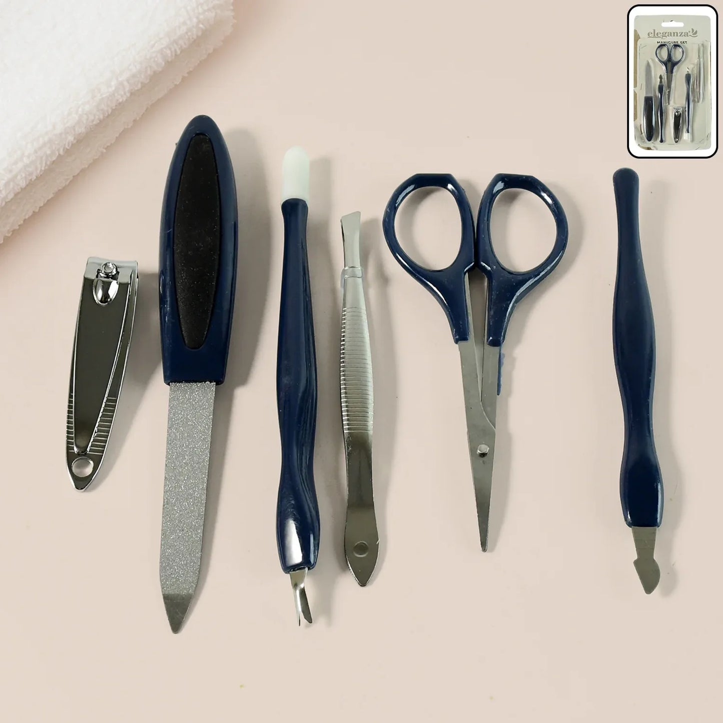 6 In1 Manicure Pedicure Grooming Kit - Zidbik