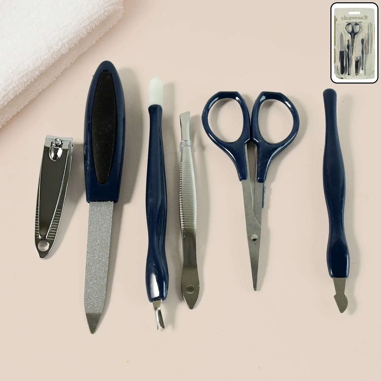 6 In1 Manicure Pedicure Grooming Kit - Zidbik